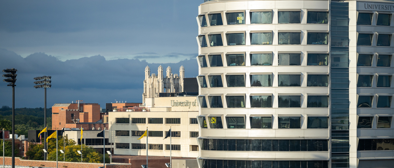 UI HealthCare University Campus exterior shot